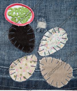 Photo Textures of Mixed Fabric